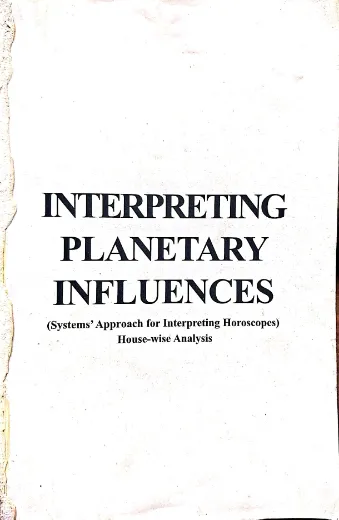 Interpreting Planetary Influences